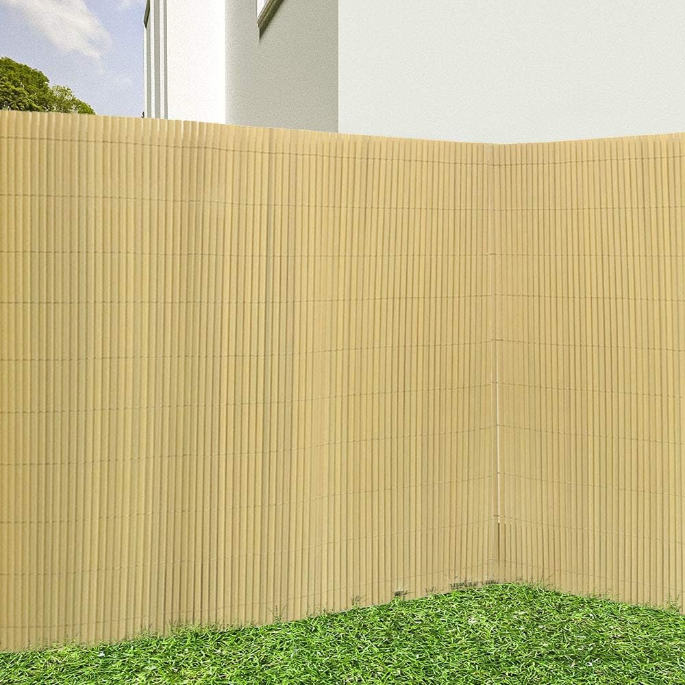 Angerer Paravista per Balcone Design Style Fango, 75 cm, Lunghezza: 8 Metro