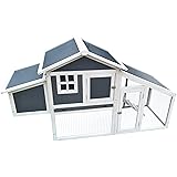 Amazoncom Exacme 6010 0709 Lovupet Deluxe Wooden Chicken Coop
