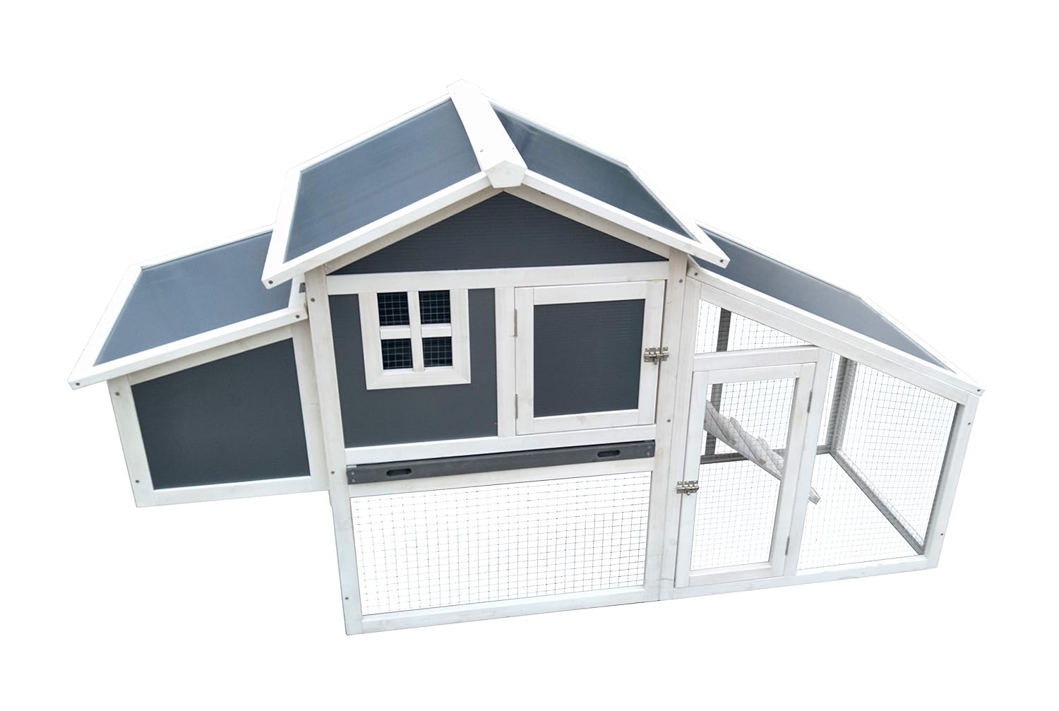 Neocraft Medium Grey And White Chicken Coop