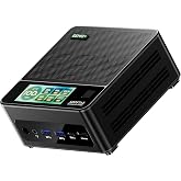 AOOSTAR GEM12 + PRO AMD R7 PRO 8845HS Mini PC, Without RAM/SSD/OS Mini Gaming PC with OCULINK, Radeon 780M Graphics, Supports Fingerprint Unlock, Mini Desktop Computer for Home Office Gaming