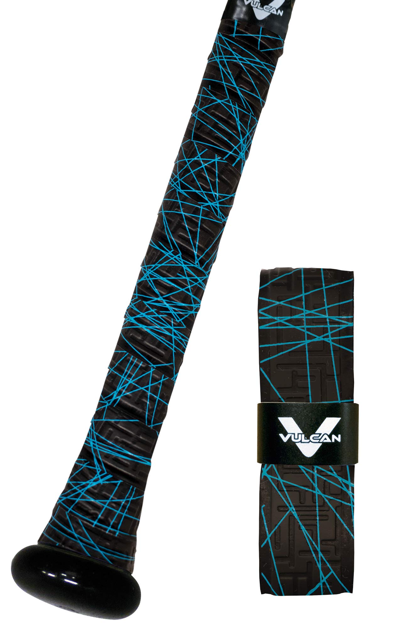 Vulcan | 0.50mm Bat Grip | Baseball/Softball | Blue Lazer