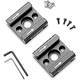 SMALLRIG Cold Shoe Mount Adapter Bracket Hot Shoe with 1/4" Thread for Camera Cage Flash LED Moniter, Pack of 2-2060