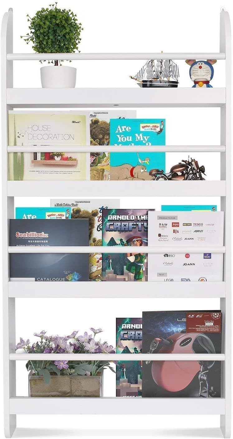 Homfa Children Wall Bookcase 