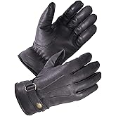 SKYDEER Full Deerskin Leather Winter Drive Work Gloves, Extra Soft 100G 3M Thinsulate, Thermal Insulated Gloves (SD2211T)