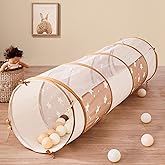 Tiny Land Tunnel Toys for Toddlers, 69" x 18" Baby Tunnel Crawl Indoor, Play Tunnel for Kids to Crawl Through, Pop Up Dog Tunnel, Baby Outdoor Toys