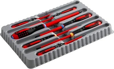 Bahco BE-9888S ERGO VDE Insulated Screwdriver Set 7 Piece