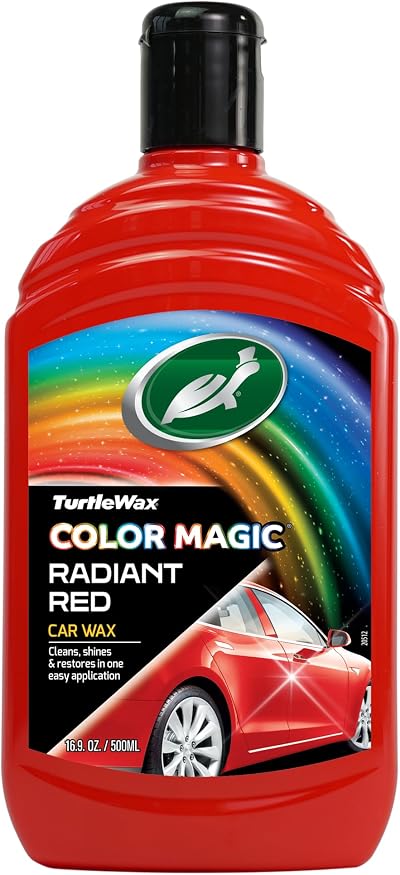 Turtle Wax Color Magic Car Paintwork Polish Red 500ml