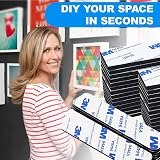 RENKE Super Strong Sided Adhesive Strips 50 Pcs - Heavy Duty Mounting Pads view 6