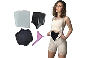 BOMBSHELL BOOTY PILLOW Pack of 4 BBL Post Surgery Supplies Lipo Foam & Tummy Tuck Recovery Compression Kit – Tabla Abdominal Compression Garment Set with Ab Lipo Board, Lumbar Back Board, 3 Lipo Foams & Female Urinal