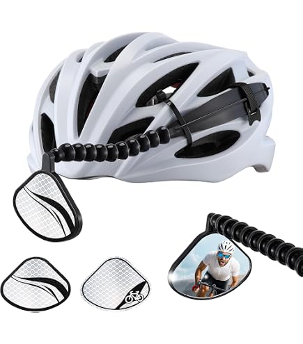 Amazon.com: Bike Mirror Helmet, 360 Degree Adjustable Lightweight Rearview  Bike Eyeglass Mirror for Cycling Accessories : Sports & Outdoors