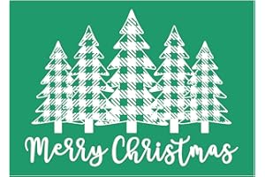 JAJADO Self Adhesive Silk Screen Printing Stencils for Christmas Tree Decorations, DIY Stencils for Painting on Wood/Glass/T-Shirt/Towel