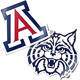 Desert Cactus University of Arizona Sticker Wildcats UA Vinyl Decal Laptop Water Bottle Car Scrapbook (4 Inch Set V1)