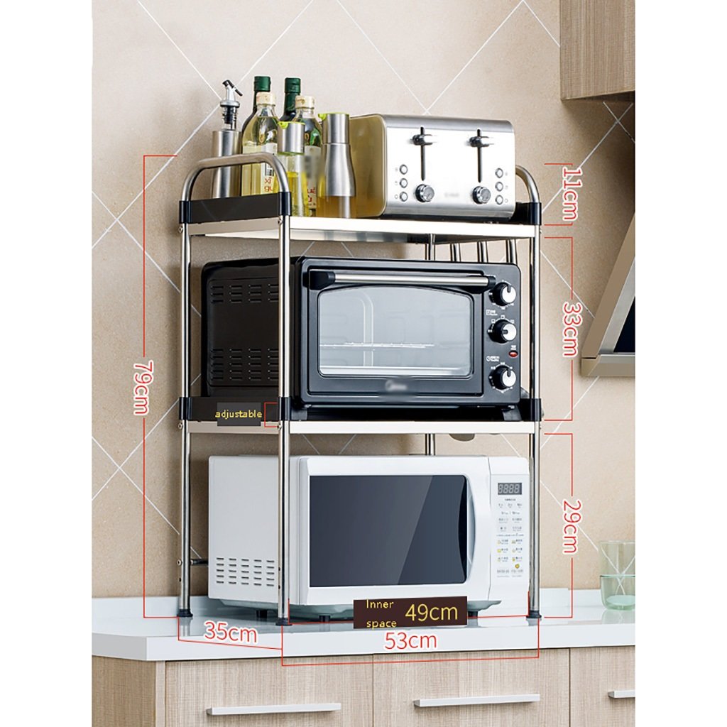 Dongyd Soporte para horno de microondas de cocina de acero ...