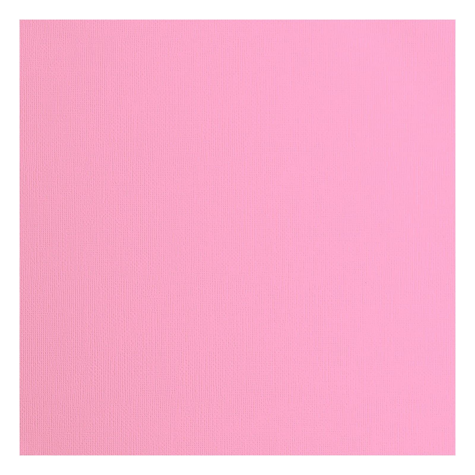 Florence Cardstock Textured - Coloured Card Making Supplies 12 x 12 inch - Pink - 20 Sheets - Coloured Paper for Scrapbooking, Card Making, Die Cutting and Paper Crafts - 216 GSM - Pink