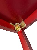 JYW Wooden Folding Poker Card Table Green Baize Heavy Duty Frame view 4