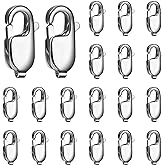 20PCS 13MM Lobster Clasps 316 Stainless Steel Lobster Claw Clasps Bulk for Necklace Bracelet Jewelry Making DIY Craft