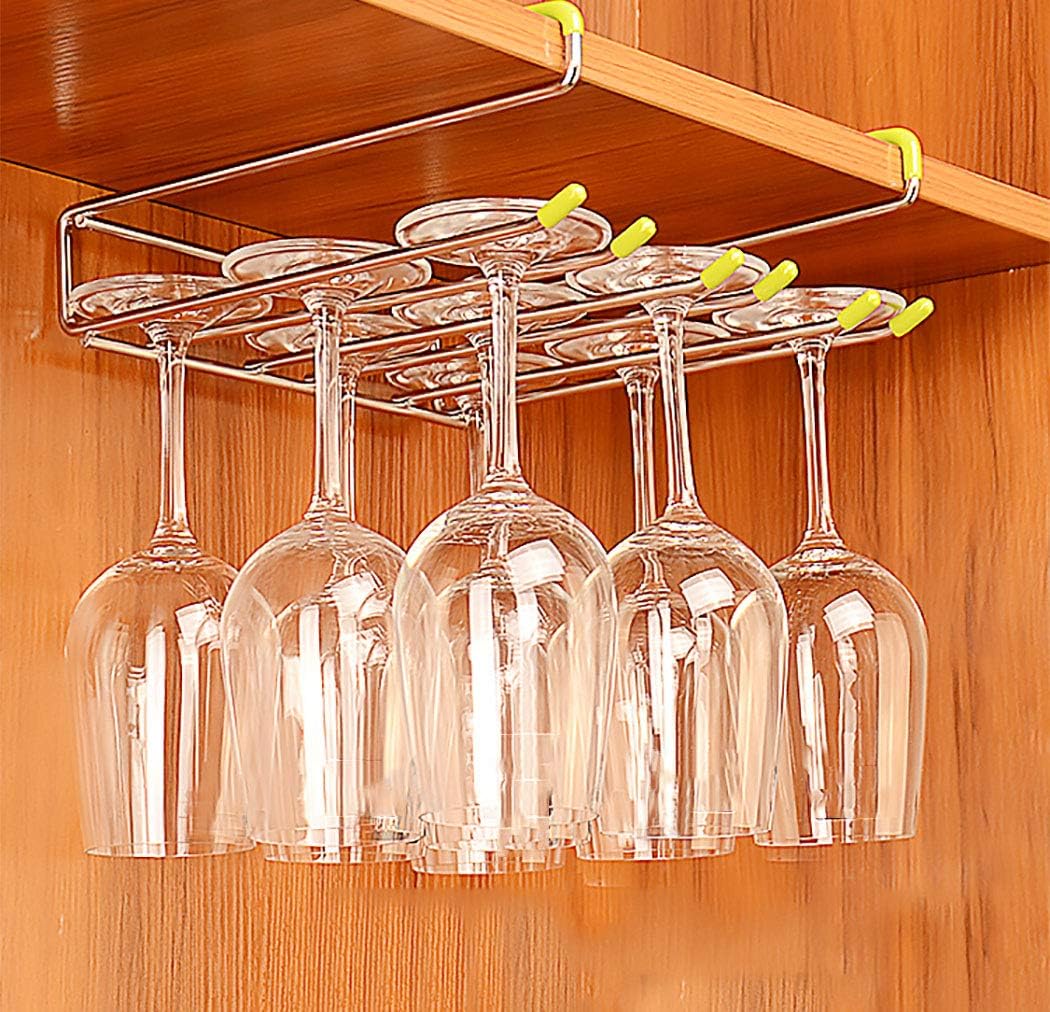 Goblet Glass Hanger Wine Rack Home Bar Holder