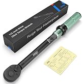 DISEN 1/2" Click Torque Wrench (10-170 Ft. Lb/ 14-231 N.m) | &plusmn;3% accuracy 72-Tooth Quick Release| Dual range scale| Audible click alert| For automotive, motorcycle