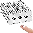Grtard 60 Pack 63mm Round Small Neodymium Magnets - Whiteboard, Refrigerator, DIY, Crafts, Office