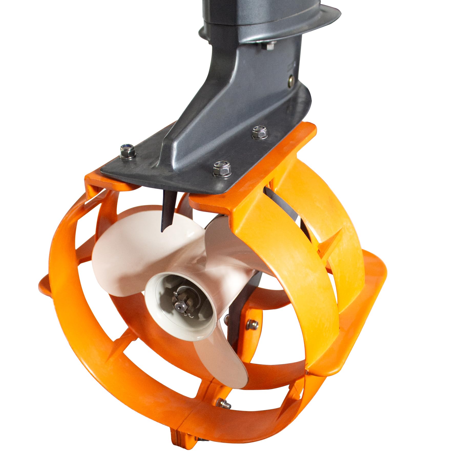 Photo 1 of GlückMarine 11 Inch Boat Propeller Safety Guard for Marine 25-35 HP Outboard Motors Orange