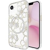 Case-Mate iPhone 16e (2025)/ 15/14/ 13 Case [Compatible with MagSafe] - Sparkly Floral Phone Case with 12ft Drop Protection - Premium Magnetic Cover for iPhone 16e (2025)/ 15/14/ 13 - Floral Gems