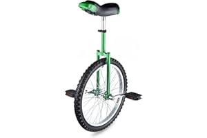 AW 16/18/20/24 Inch Wheel Outdoor Unicycle Adjustable Seat Exercise Bicycle Fit Adults Kids Outdoor Sports Fitness Exercise, for Choice