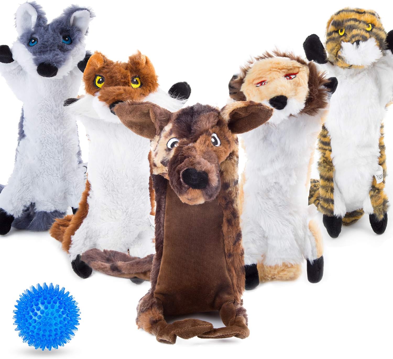 dog squeaky toys without stuffing