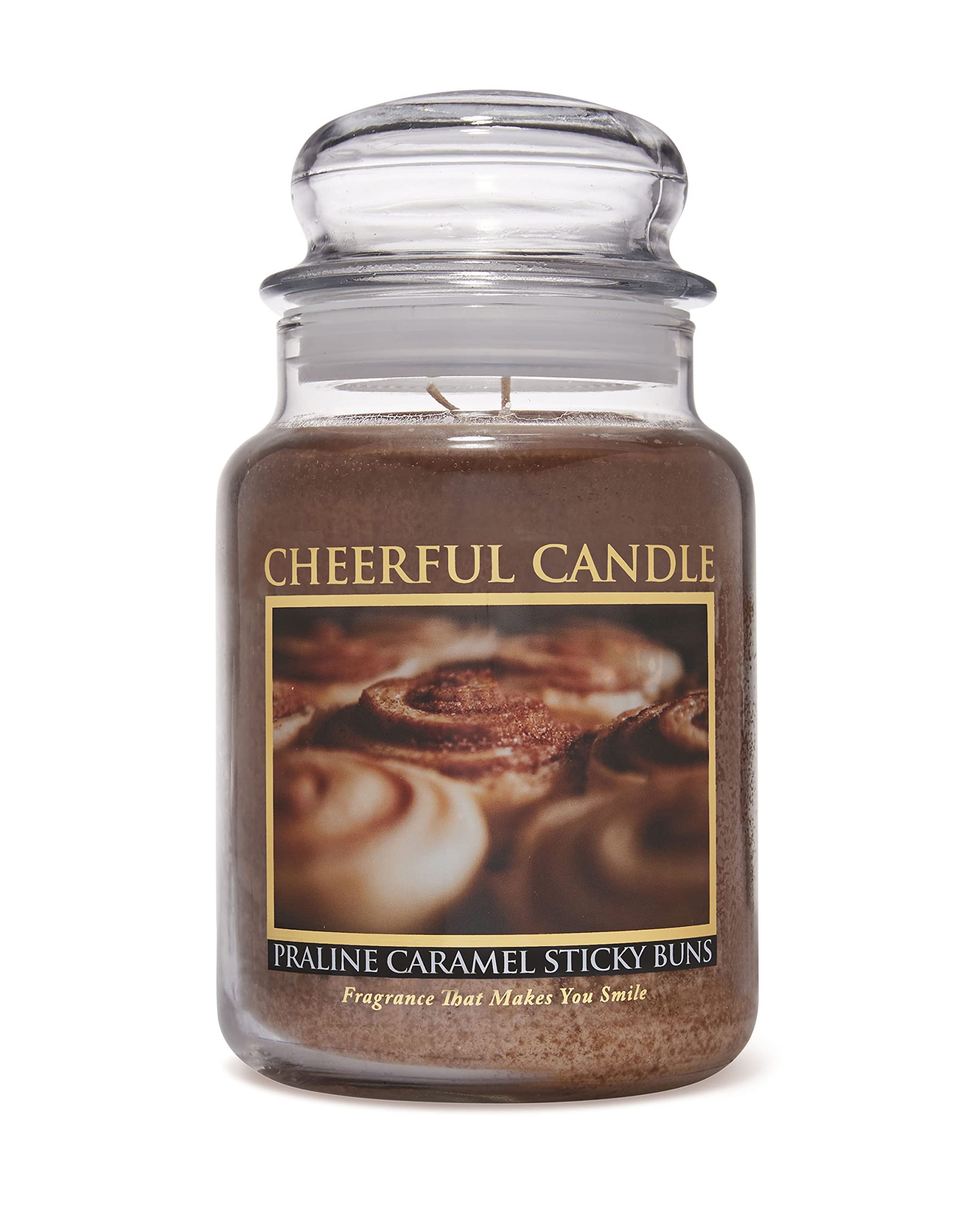 A Cheerful Giver - Pecan Belgium Waffles - 24 oz Scented Candle Jar - Cheerful Candle -135 Hours of Burn Time, Candles Gifts for Women