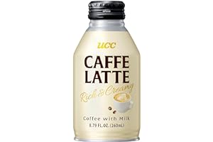 UCC Ready to Drink Caffe Latte, 8.79 FL OZ (Pack of 24), Delicious, Rich and Creamy, Convenient Bottled Coffee Drinks For On-the-Go, Imported from Japan