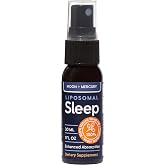 Moon + Mercury Melatonin Oral Sleep Spray with GABA and Glutathione, 30 ml | Berry oral spray with melatonin, GABA and glutathione; 6 pumps per 1ml serving, 30 servings, vegan and sugar-free.