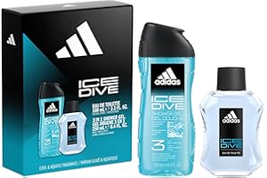 adidas Ice Dive Giftset including an Eau de Toilette and Shower Gel, 100mL + 250mL