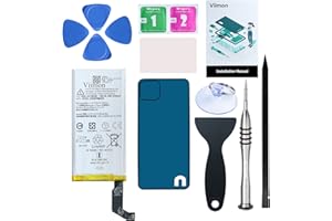 Viimon Pixel 4 Battery Replacement Kits (2022 New Upgraded) Compatible with Google Pixel 4 All Models with Adhesive, Installa