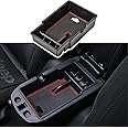 EDBETOS Center Console Organizer Tray Compatible with Jeep Renegade Accessories 2015-2019 2020 2021 2022 2023 Armrest Glove Box Secondary Storage (Red Line)