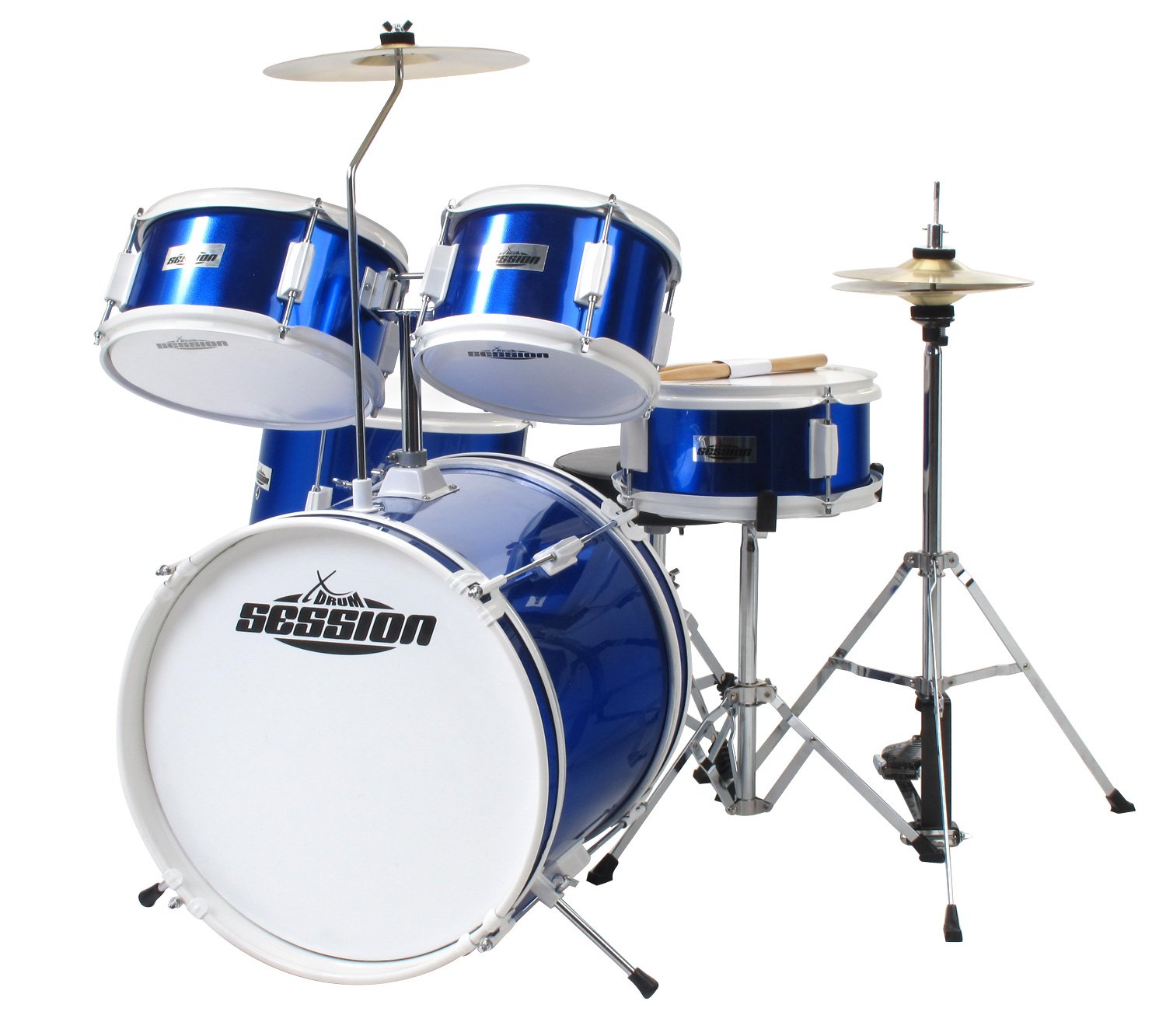 XDrum Junior Kids Drum Batteria per Bambini, Blu Amazon.it Strumenti