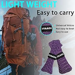 VVAAGG Reflective Paracord Rope 100FT, 7 Strand