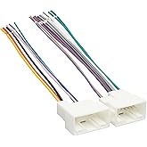 RED WOLF Radio Wire Harness Compatible with 2013-2017 Hyundai Elantra/Santa Fe, 2014-2018 Kia Forte Sorento MP3 CD Player Con