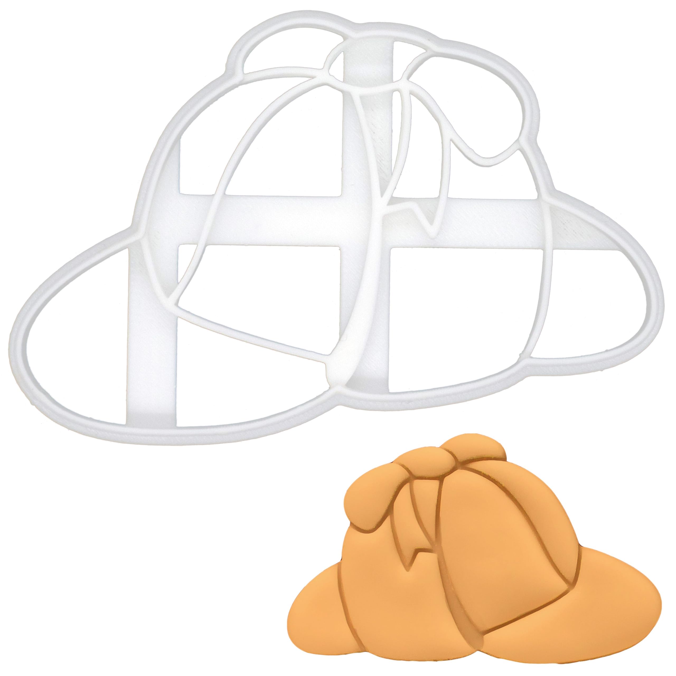 BAKERLOGY Deerstalker Hat Cookie Cutter - Detailed Biscuit Cutter Design for Baking and Crafts, Ideal on Fondant, Dough, Clay
