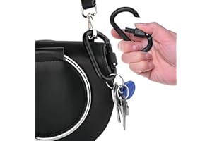 Carabiner Clip, D Ring Carabiner for Camping and Outdoor Activities, Backpack and Gear Hooks