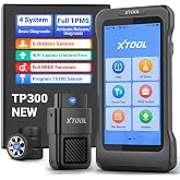 XTOOL TP300 TPMS Programming Tool, Engine ABS SRS Transmission OBD2 Scanner | Wireless, 8 Resets, Throttle Relearn, Activate/Relearn All TPMS Sensors, Program XTOOL TS100 Sensors (315/433MHz)
