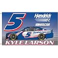 Kyle Larson 3x5 Foot Banner Flag - Official NASCAR Driver Flag For Tailgating & Display