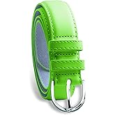 Belle Donne Small to Plus Size Belt Women, Bonded Leather, Silver Polished Buckle, Belts for Women, For Ladies Dress n Jeans