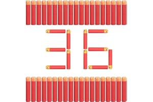 Mega Darts for Nerf Mega Series Blaster Guns Refill Foam Bullets 9.5cm 36/40/48/80/100pcs Pack - Red