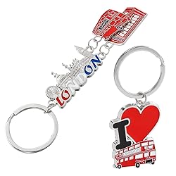Juvale 6-Pack London Keychain Souvenir Gifts