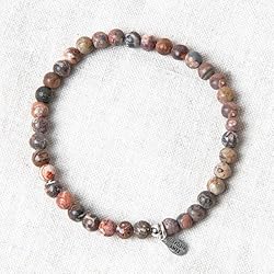 Tiny Rituals LEOPARD SKIN JASPER ENERGY BRACELET