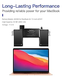 SeaPlant A2337 Battery Replacement for MacBook Air