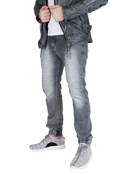 Denim House Hombre Skinny Jeggins Slim Fit Used Look