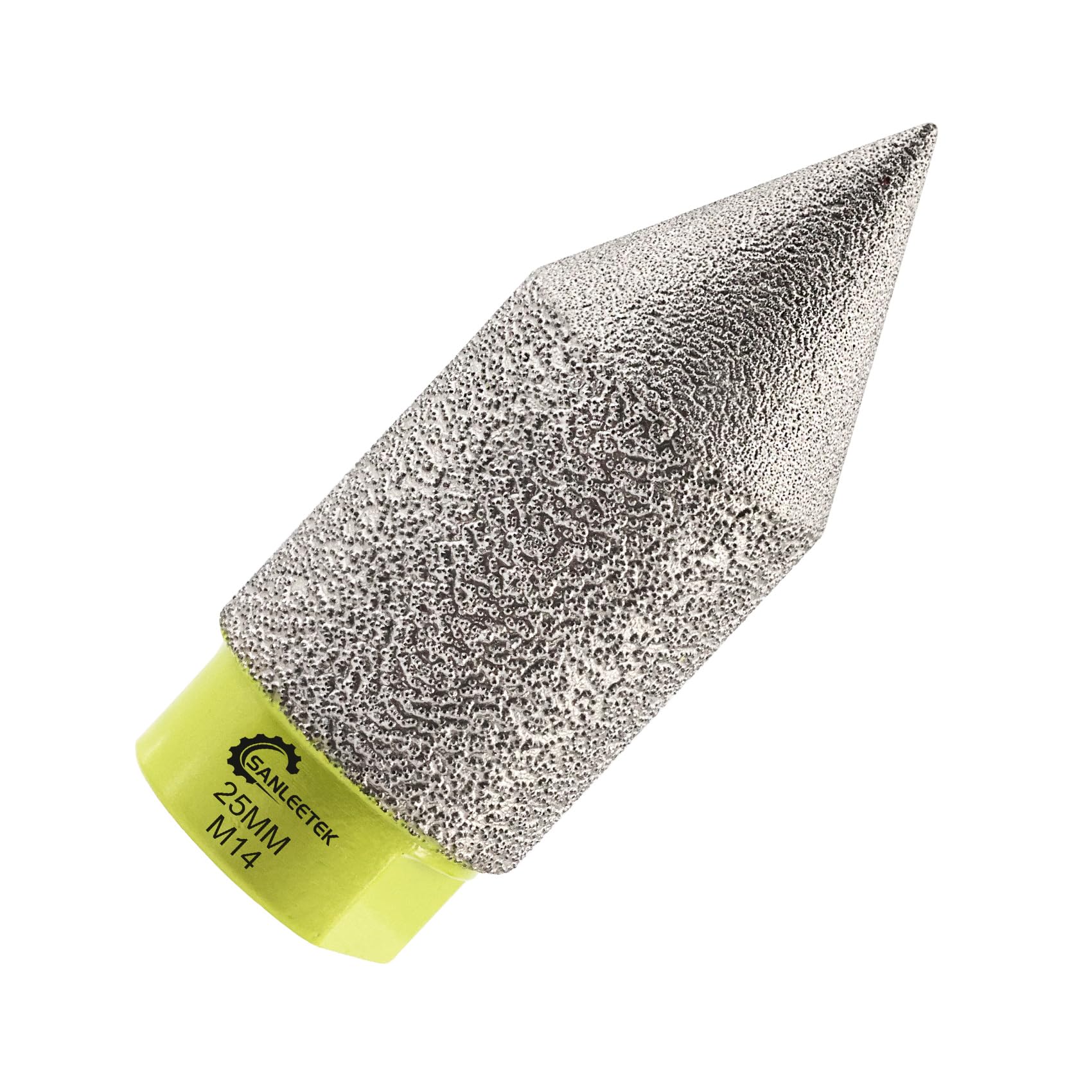 Diamond Beveling Chamfer Bits 25mm - Finger Milling Bits SANLEETEK for Shaping Trimming Enlarging Grinding Existing Holes in Tile Porcelain Ceramic Granite Marble