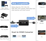 SUNNATCH Scart to HDMI Converter Male Scart In HDMI Out 720P/1080P view 3