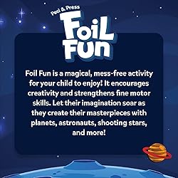 Skillmatics Foil Fun - Space, No Mess Art for