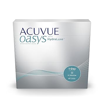 ACUVUE OASYS 1-Day Tageslinsen helfen das Gefühl von müden & trockenen Augen zu reduzieren – Tageskontaktlinsen mit -3.5 dpt 